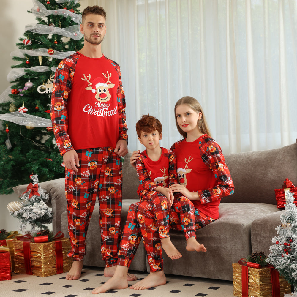 Costume de Noël à manches longues pour la maison