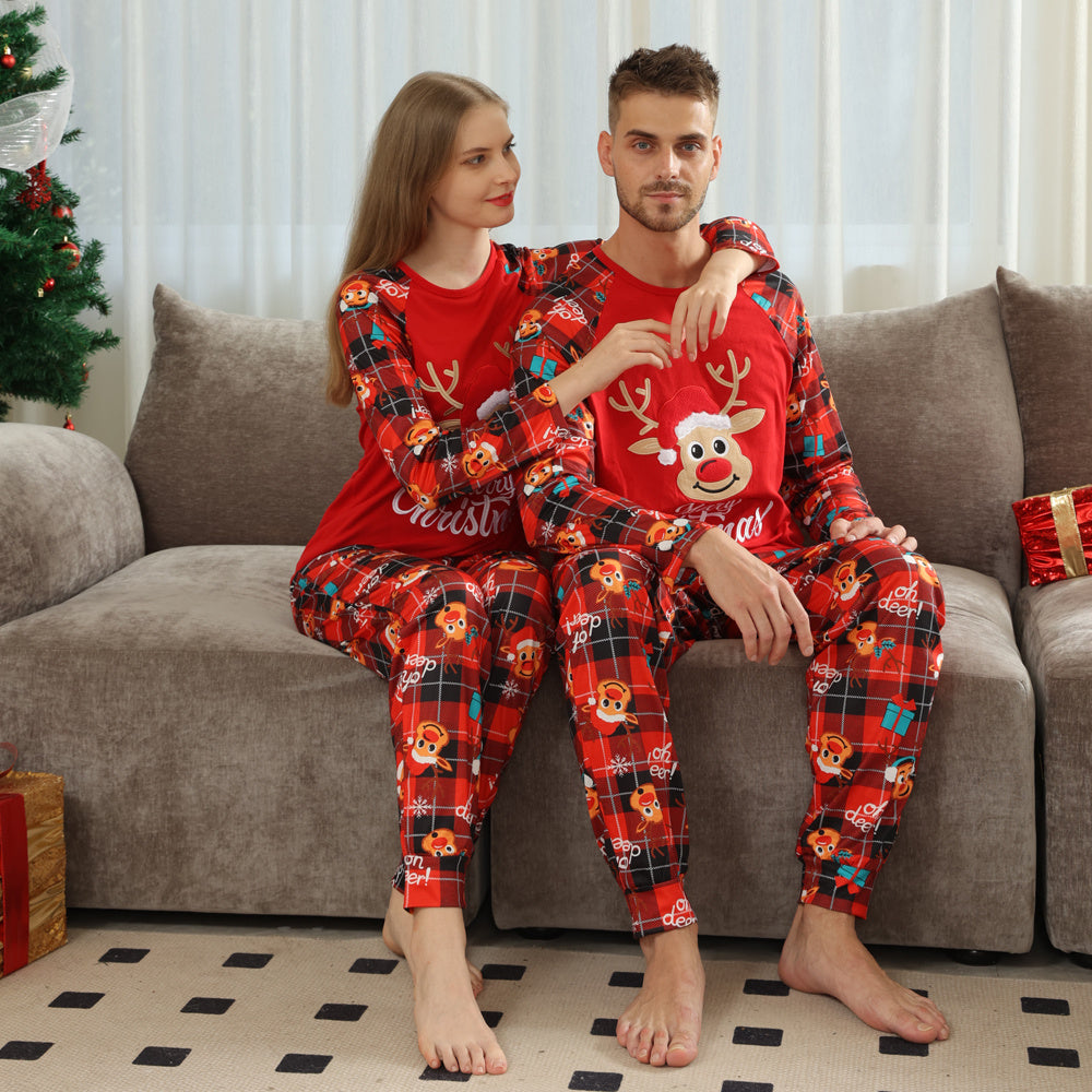 Costume de Noël à manches longues pour la maison